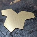 Sous-verres qui pavent le plan : The Hat