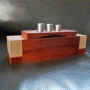 Petite boite en padouk et hêtre