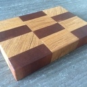 Planche à decouper en bois de bout