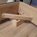 Lit double en frênes