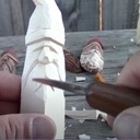 Wood carving a Gnome - Sculpter un Gnome