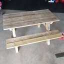 Table de pique nique version enfant