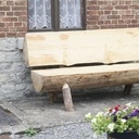 Un banc rustique