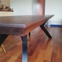 Table à manger en noyer