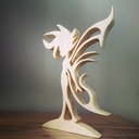 Fée / Elfe Déco en Bois, fait main en chantournage