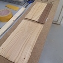 Boite à thé en cerisier et noyer