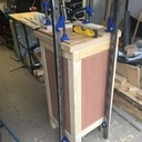 Meuble perceuse à colonne