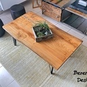 Table basse de style industriel
