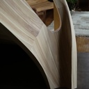 Un escalier en courbe irrégulière