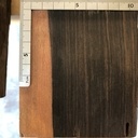 Ébène de Macassar vue de fil