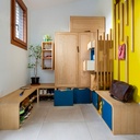 Agencement d'entrée multi-rangements