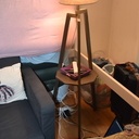 Lampadaire en palette