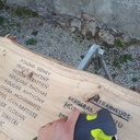 Blason rugby bois et résine epoxy