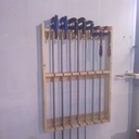 Un rack a serres joint en bois de palette