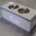 Support gamelle pour chien