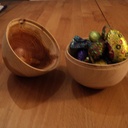 Oeuf de Pâques en thuya