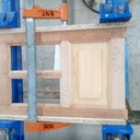 Fabrication d'une porte intérieure (maquette)