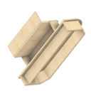 Mini escalier en chêne