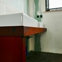 Support de vasque chêne