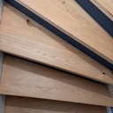 Habillage d’escalier. Châtaignier.