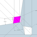 construction et traçage de la section droite de l arêtier , et du capable