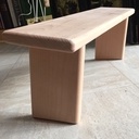 Banc de meditation simple en Hêtre et inclinable.