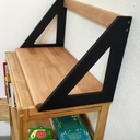 Bibliothèque enfant amovible.