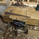 l'entaille sans  scie (j'ai raccourci le coin depuis)