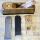 Exemples de rabot Goldenberg, hêtre, semelle azobé