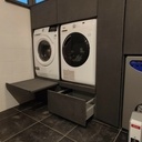 Aménagement d'une buanderie.