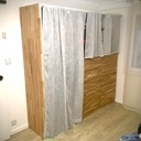 Penderie express avec façades sinieuses