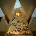 Lightbox décor montagne