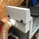 Aspiration déportée défonceuse sous table