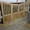 Portail à 4 vantaux en robinier