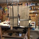 Bureau en châtaignier et pin douglas