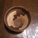 Bols en segments tourné pour fruits