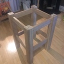 Une Table de Chevet en Chêne