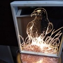 Cadre miroir lumineux