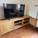Meuble TV en chêne massif