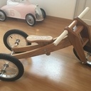 Draisienne évolutive en chêne