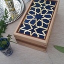 Boite à thé d'inspiration marocaine