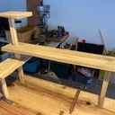 Étagère d’angle sashimono