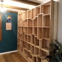 Vue lorsqu'on rentre dans la pièce