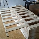 Lit coulissant pour van