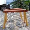 Paire de bancs de sciage