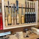 Rack à ciseaux à bois