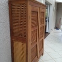 Meuble tropical en cocotier et litchi