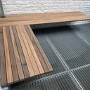 Banc extérieur flottant