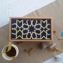 Boite à thé d'inspiration marocaine