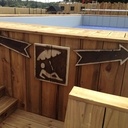 Piscine bois à Cesson